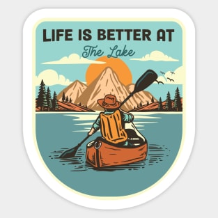 Life Is Better At The Lake Sticker